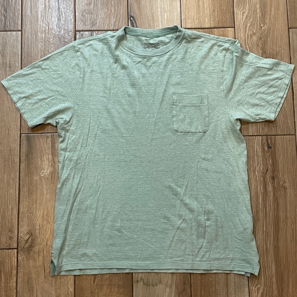 Mint green Patagonia summer pocket tee - small